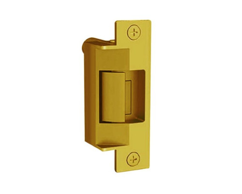 Folger Adam 732-F-12D-606-LBMLCM Fail Safe Fire Rated Electric Strike with Latchbolt & Locking Cam Monitor in Satin Brass