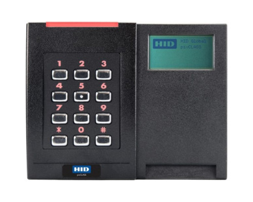 HID 923PPPTEK0032P pivCLASS RKCL40 Contact/Contactless Smart Card Reader with LCD Display