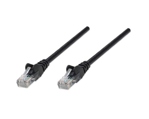 Intellinet 740005 IEC-C5-BK-35 Network Cable, Cat5e, UTP, 100% Copper, RJ45 Male / RJ45 Male, 10.5 m (35 ft.), Black