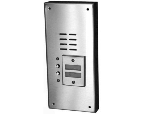 Alpha VI644S02 2 Button Stainless Steel Economy Panel-Surface