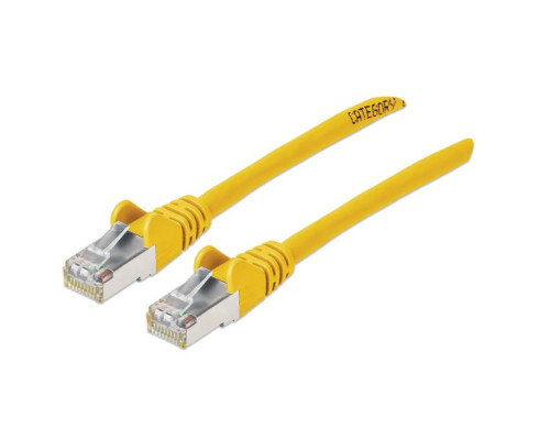 Intellinet 743280 Cat6a S/FTP Network Patch Cable, 5 Feet, Yellow