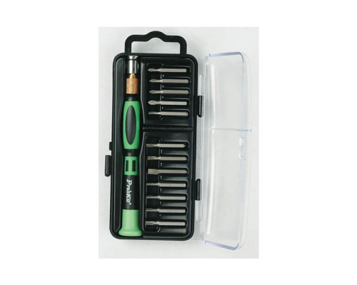 Eclipse Tools SD-081E 12-in-1 Screwdriver Set Precision Handle, 12 Bits, Compact Storage Box