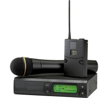 Bosch FMR-500WT-G Wireless Lavalier Microphone System, Includes FMR-500 Receiver and WT-500 Belt-Pack Transmitter