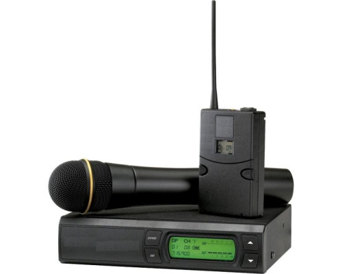 Bosch FMR-500WT-G Wireless Lavalier Microphone System, Includes FMR-500 Receiver and WT-500 Belt-Pack Transmitter