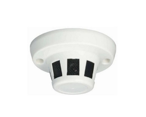 Cantek CT-W-CVI-SM2M-3.7 1080P Smoke Detector HD-CVI Security Camera, 3.7mm