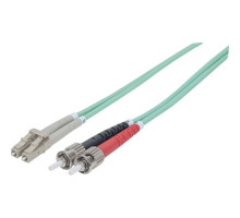 Intellinet 751155 Fiber Optic Patch Cable, Duplex, Multimode