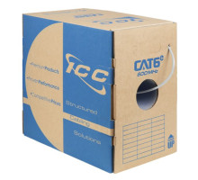 ICC ICCABT6EWH 600Mhz CAT6e Bulk Cable with 23 AWG UTP Solid Wires, CMP Jacket in a Pull Box, 1000 Feet, White