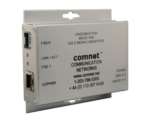 Comnet CNGE2MCPOEM 2 Port 1000 Mbps Ethernet Media Converter