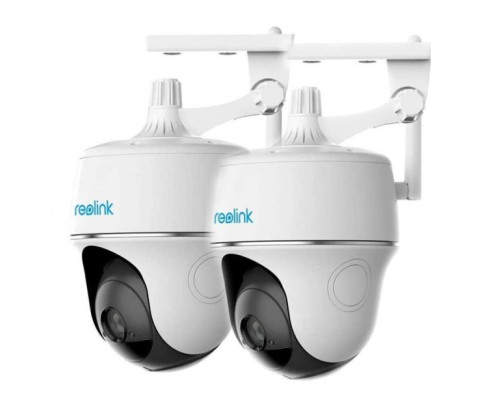 Reolink Argus-PT-2Pack 2 Megapixel Network IR Outdoor/Indoor Pan Tilt Wireless Camera with Battery Powered, 2 Pack