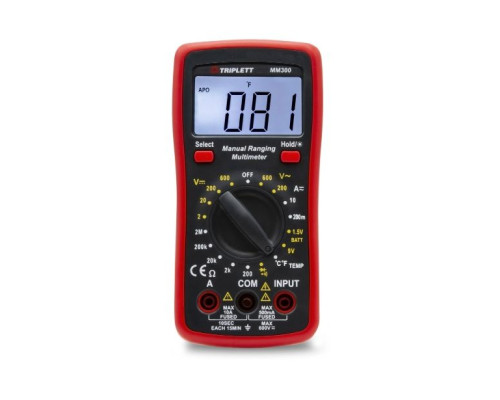 Triplett MM300 True RMS Manual Ranging Digital Multimeter