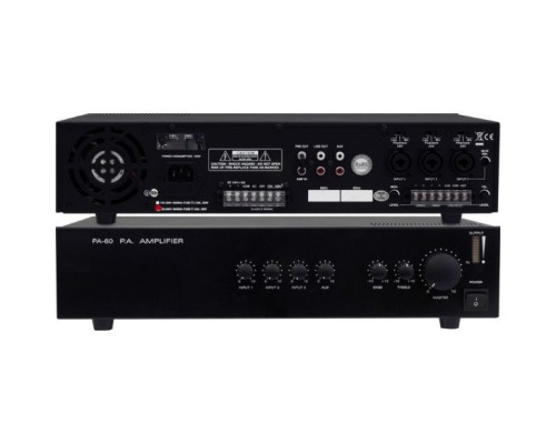 Power Tech PA60 60 Watt Public Address Amplifier