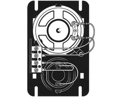 Alpha TE-TT-201 STR 3-Wire Panel Speaker/Microphone