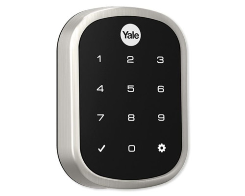 Yale YRD256NR-619 Touchscreen No Radio Key Free Deadbolt Assure Lock, Satin Nickel