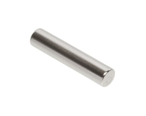 Nascom MN25118 D1/4' x L1 3/16 NdFeB Grade N35 Nickel Plated Magnet, Silver