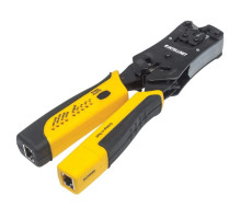 Intellinet 780124 Universal Modular Plug Crimping Tool and Cable Tester