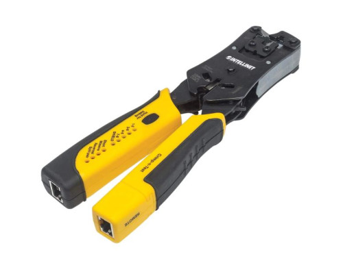 Intellinet 780124 Universal Modular Plug Crimping Tool and Cable Tester