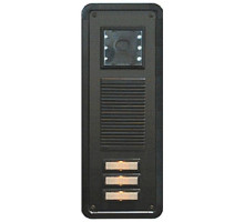 Alpha TTV3B 3 Button Video Panel-Brown-Flush