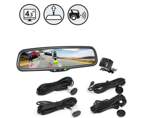 RVS System RVS-776718-PS Backup Camera With Backup Sensors