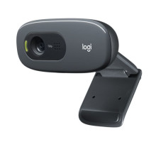 Logitech 960-000694 C270 Plug and Play HD 720p Webcam, Black