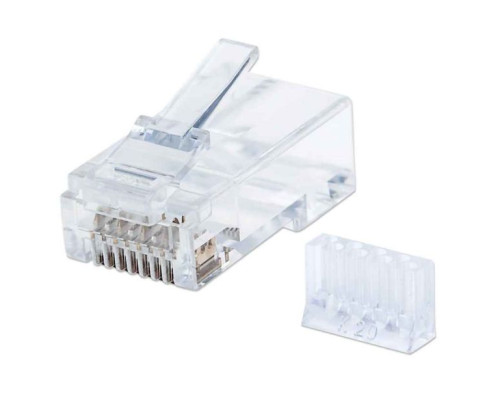 Intellinet 790604 90-Pack Cat6 RJ45 Modular Plugs