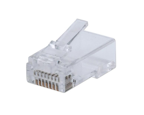 Intellinet 791090 100-Pack FastCrimp Cat6 RJ45 Modular Plugs