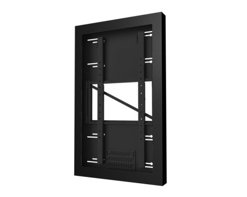 Peerless-AV KIP649-35D On-Wall Kiosk Portrait Enclosure for 49' Displays up to 3.5' Deep, Black