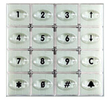 Alpha EMDB1W Keypad Module-Digit Dial-White