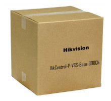 Hikvision HikCentral-P-VSS-Base-300Ch HikCentral management software, video surveillance system base license with 300 camera channels, add-on channels sold separately