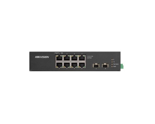 Hikvision DS-3T0510HP-E-HS 8-Port Gigabit Unmanaged Harsh Environment PoE Switch