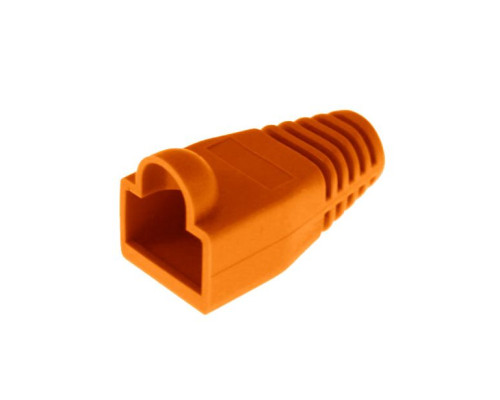 Platinum Tools 105079 RJ45 Boot, 6.0 mm Max OD, Orange 100 Pack