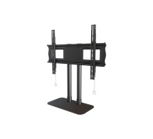 Crimson DS84 Single Monitor Desktop Stand for Extra Large Displays, Black