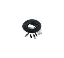 MG Electronics HDC-25BB Heavy Duty Power/Video 20 AWG Cable 25', Black