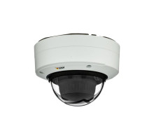 Axis 01598-001 P3248-LVE Streamlined 4K Outdoor IR Dome Camera, 4.3-8.6mm Lens