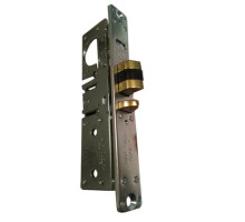 Adams Rite 4512-26-201-313 Standard Deadlatch with Bevel Faceplate and Strike in Dark Bronze Anodized