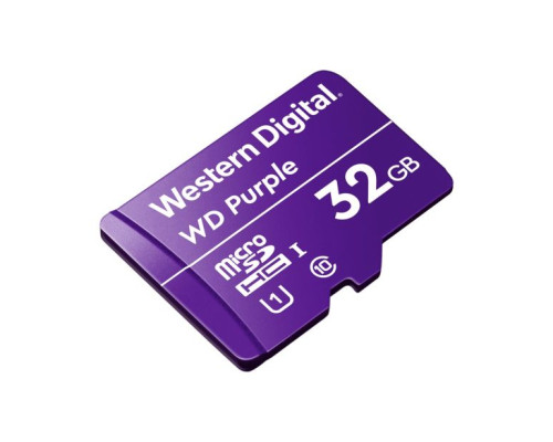 Avycon AVY-WDD032G1P0C WD Purple Surveillance 24/7 Drive, MicroSD Card, 32GB Capacity