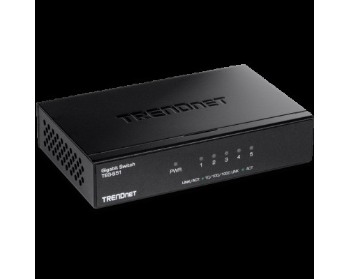 TRENDnet TEG-S51 5 Port Gigabit Desktop Switch