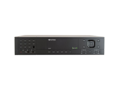 Vitek VT-SHP5016AN-4T 16 Channel 5 Megapixel Hybrid 5-In-1 HD-TVI / AHD / CVBS / IP Digital Video Recorder, 4TB