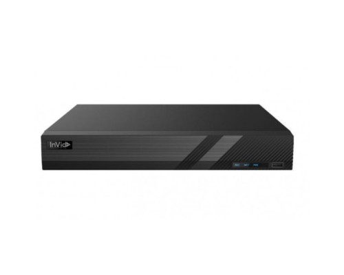 InVid PD2A-8-2TB 8 Channel 4K Universal HD-TVI / AHD / CVI / Analog / IP Digital Video Recorder, 2TB