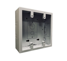 Wire Trak FMJB2I Double Base and Cover Junction Box, Ivory