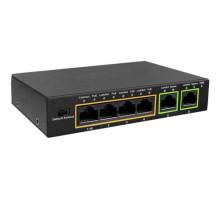 Alpha POES004 4 Port PoE Ethernet Switch