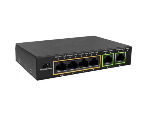 Alpha POES004 4 Port PoE Ethernet Switch