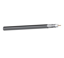 West Penn 819BK1000 RG59/U Type SDI Coaxial Cable, Black, 1000'