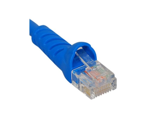 ICC ICPCSJ05BL Molded Boot Patch Cord, Blue, 5 Ft.