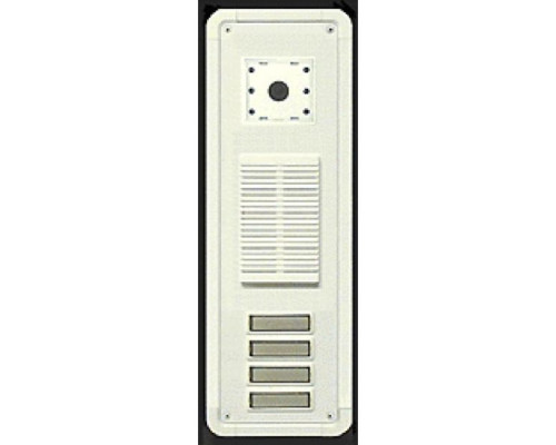 Alpha TTVM4W 4 Button Video Panel-White-Flush