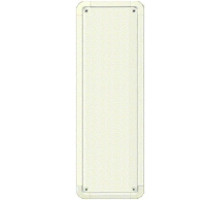 Alpha TBM0W 0 Button Only Panel-White-Flush