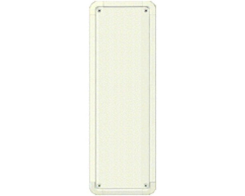 Alpha TBM0W 0 Button Only Panel-White-Flush