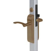 Adams Rite 2190-413-1MD-10B Dual Force Lock with Standard Flat Strike, Exterior Trim Set and 1-1/2