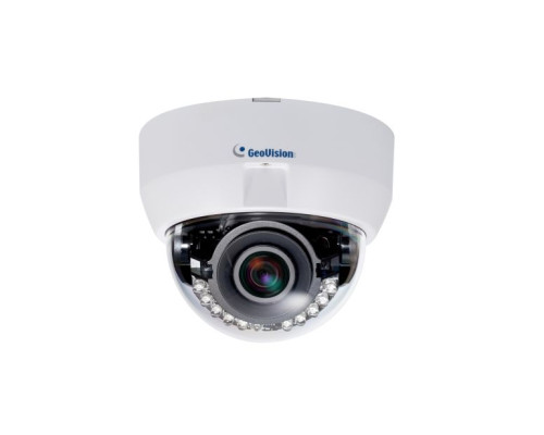 Geovision 84-FD8700V-R010 GV-FD8700-FR 8 Megapixel IR Fixed IP Dome Camera, 3.3-12mm Lens