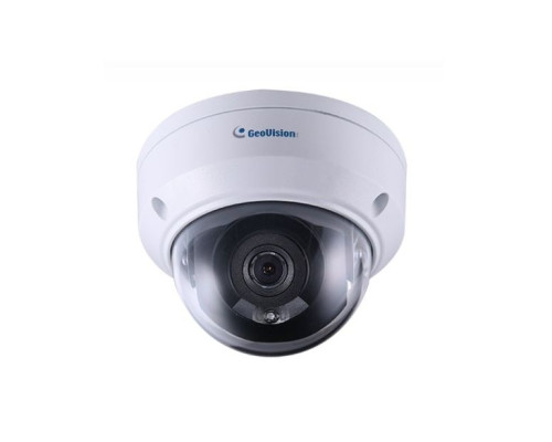 Geovision 84-TDR2700-1F10 GV-TDR2700 2 Megapixel Outdoor Low Lux WDR Pro IR Dome IP Camera, 4mm