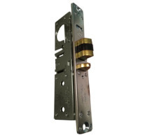 Adams Rite 4512-25-313 Standard Deadlatch with Bevel Faceplate and Strike in Dark Bronze Anodized